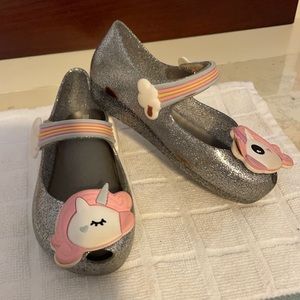 Used Mini Melissa Girls Shoes.